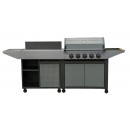 Barbecue gaz Burn 5 Cook'in Garden L 152 x l 60 x H 112cm 5 br&ucirc;leurs