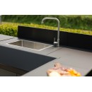 Barbecue gaz Burn 5 avec &eacute;vier Cook'in Garden L 152 x l 60 x H 112cm 5 br&ucirc;leurs